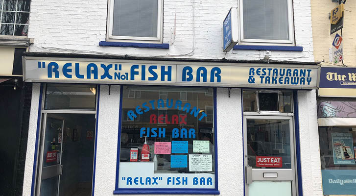 Relax Fish Bar sold by Kings Business Banner