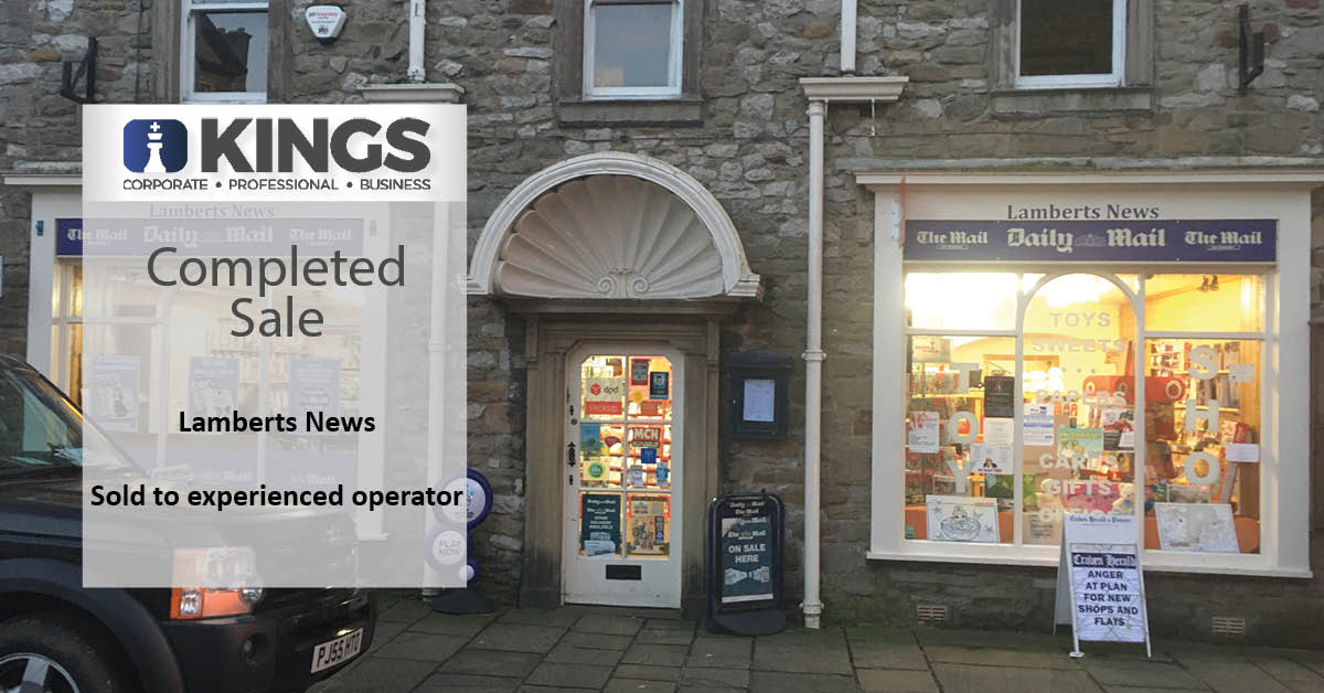 Lamberts News sold to an experienced operator Banner