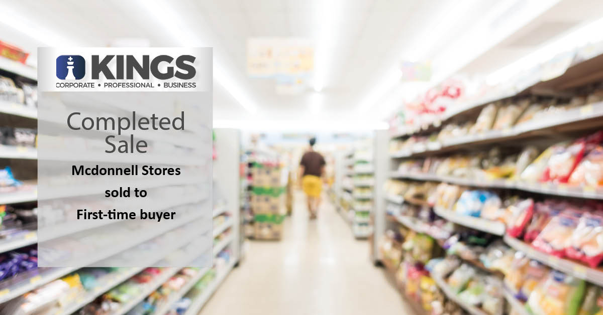 Retirement plans lead to the sale of successful business Mcdonnell Stores Banner