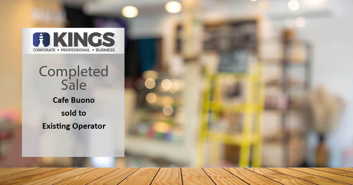Cafe Buono sold to an Existing Operator Banner