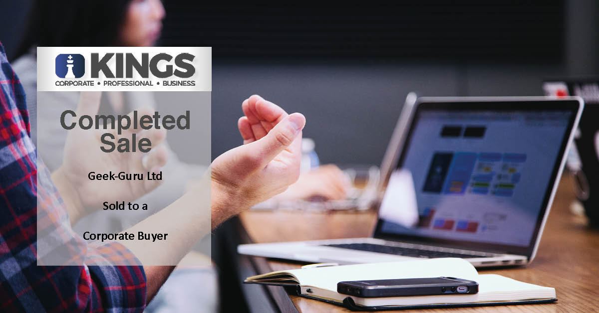 Geek-Guru Ltd sold to Corporate Buyer Banner