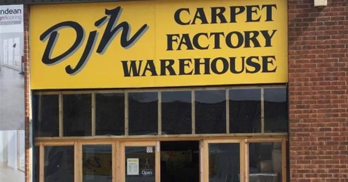 DJH Carpet Factory Warehouse Sold to Stonehouse Flooring Ltd  Banner